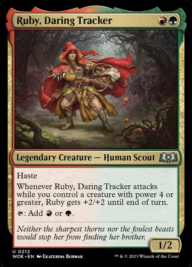 Ruby, Daring Tracker Front Face