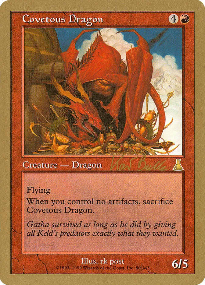Covetous Dragon Front Face