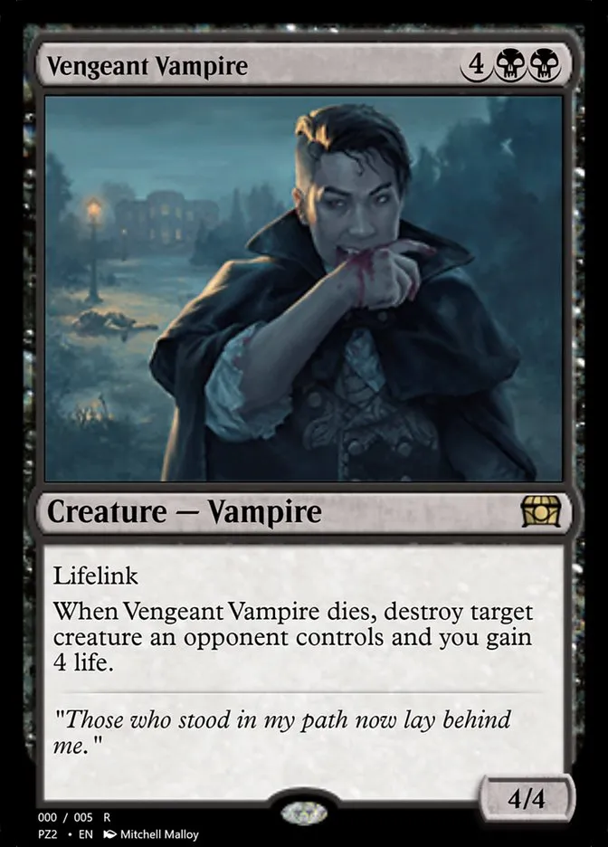 Vengeant Vampire Front Face