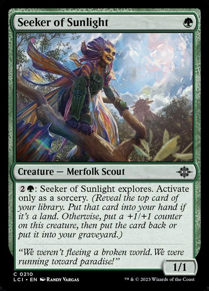 Seeker of Sunlight Front Face