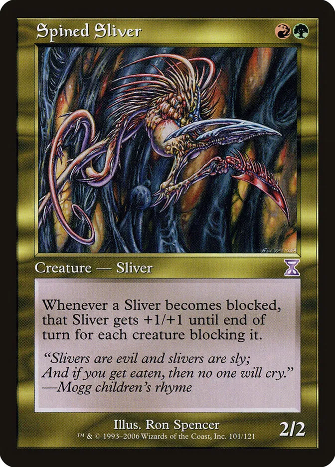 Spined Sliver Front Face