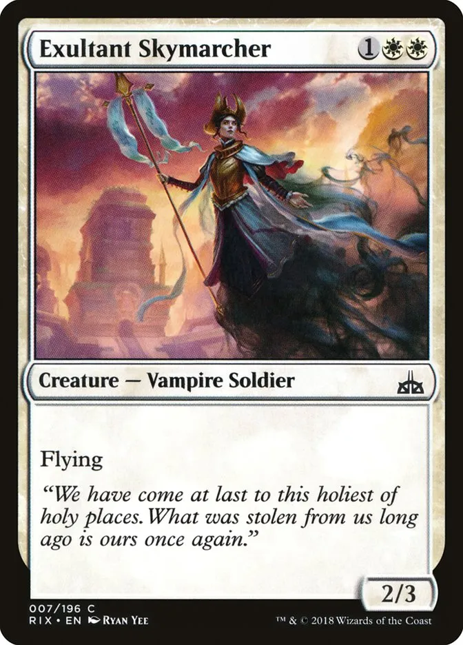 Exultant Skymarcher Front Face